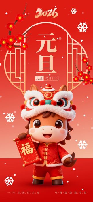 图怪兽_3D立体2026元旦全屏海报_jpg